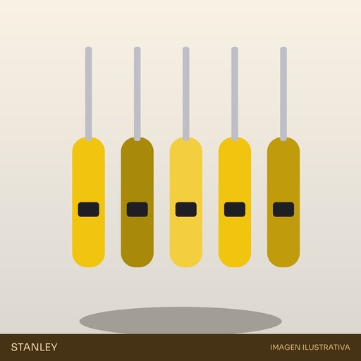 Set de destornilladores Stanley (6 pzs)